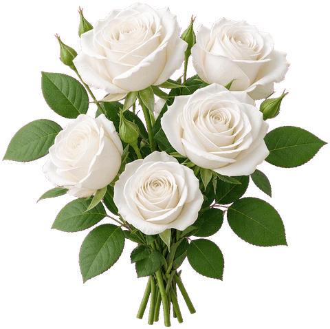 White roses